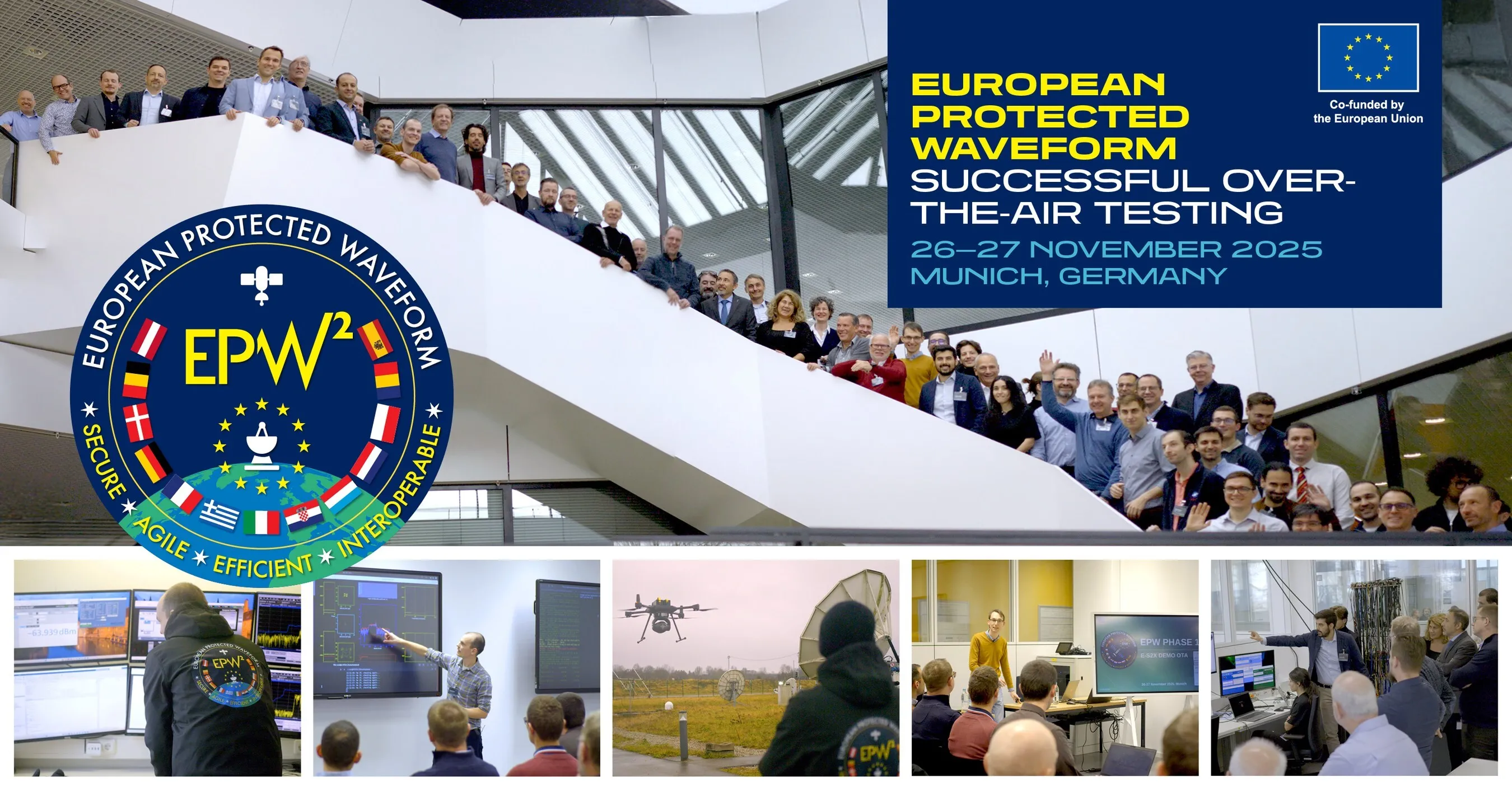 European Protected Waveform Consortium Achieves Major Milestone with Successful Over-the-Air Testing