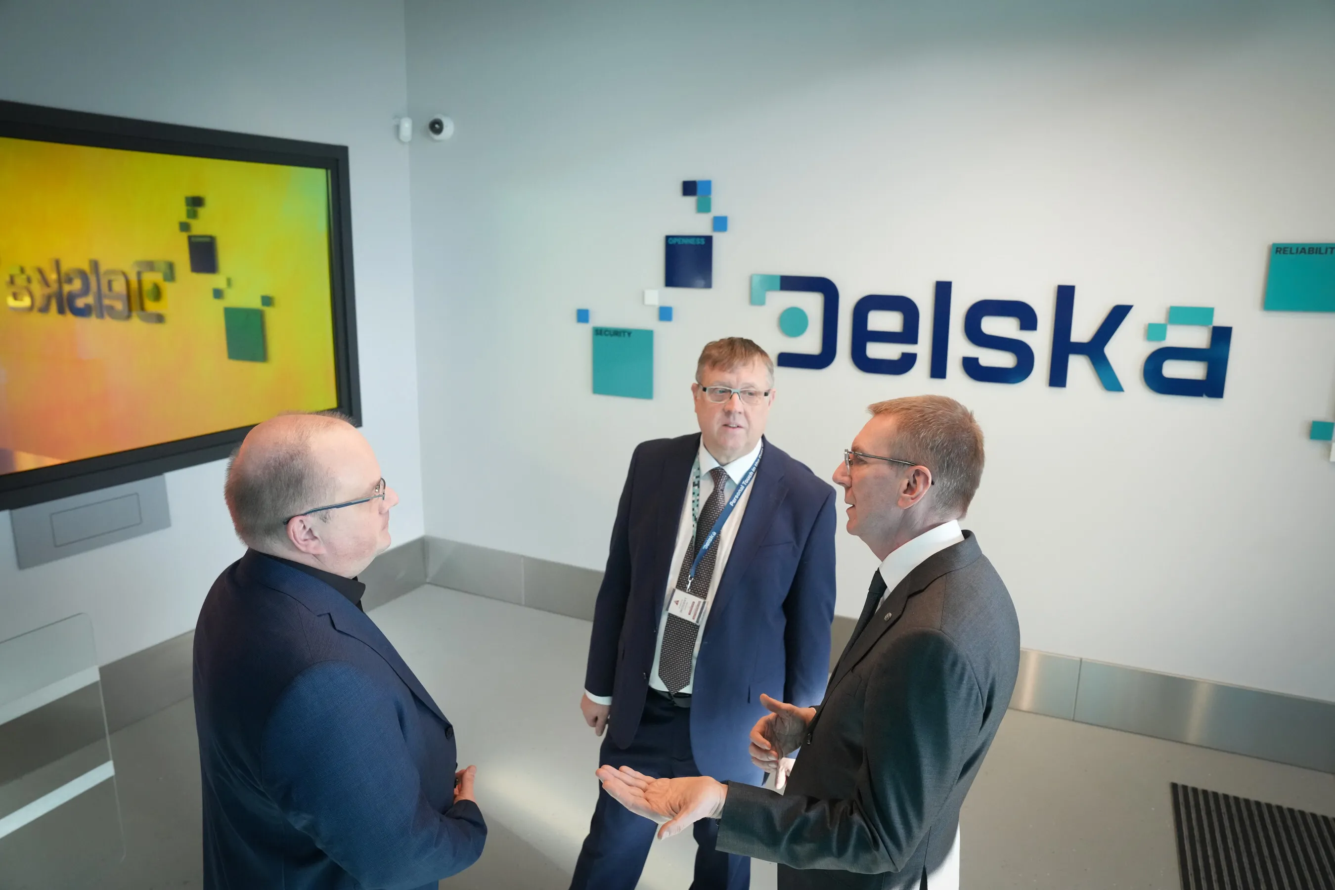 President of Latvia Visits Delska's New Data Center - One of the Most Sustainable in the Baltics