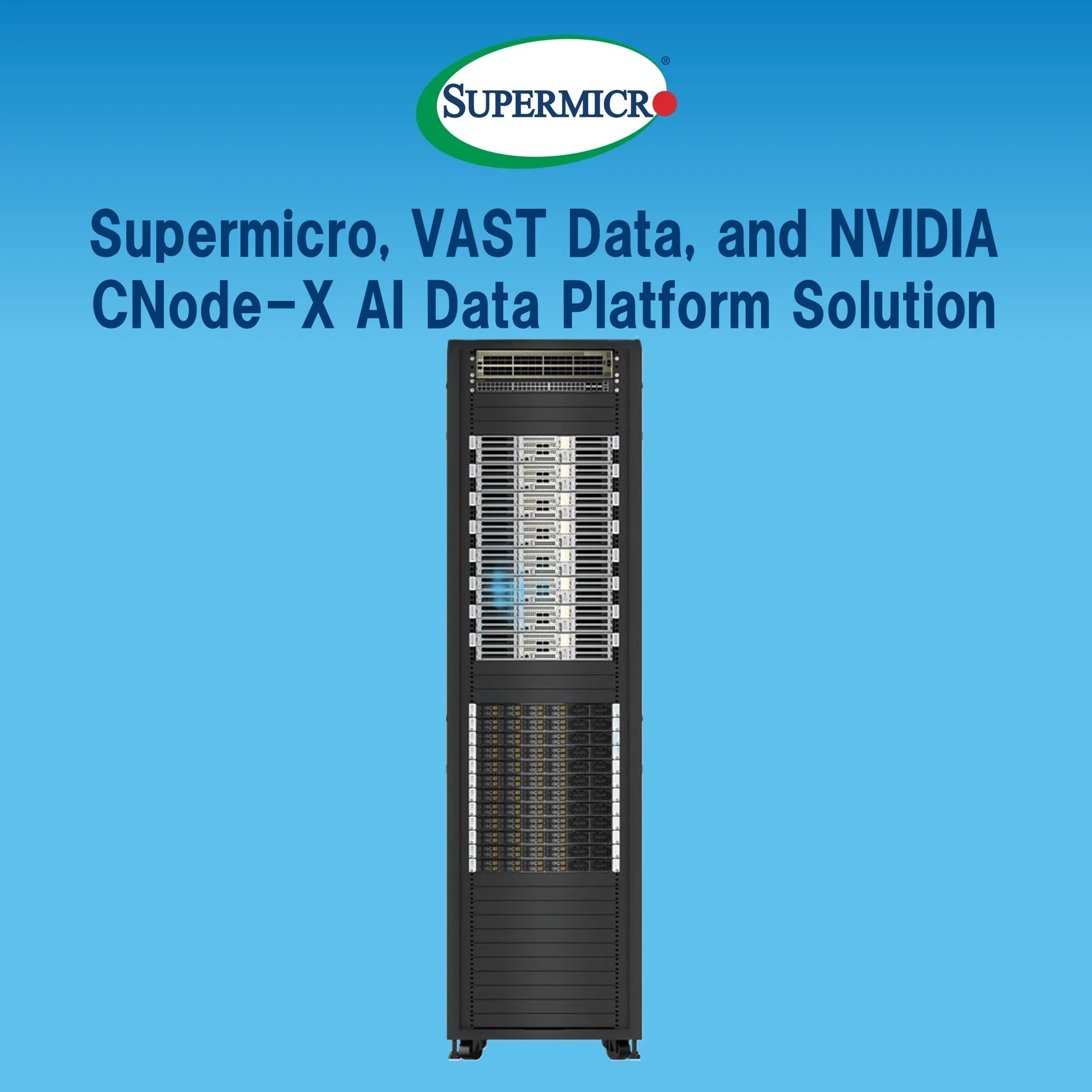 Supermicro and VAST Data Launch a New Enterprise AI Data Platform Solution with NVIDIA to Accelerate AI Factory Deployment